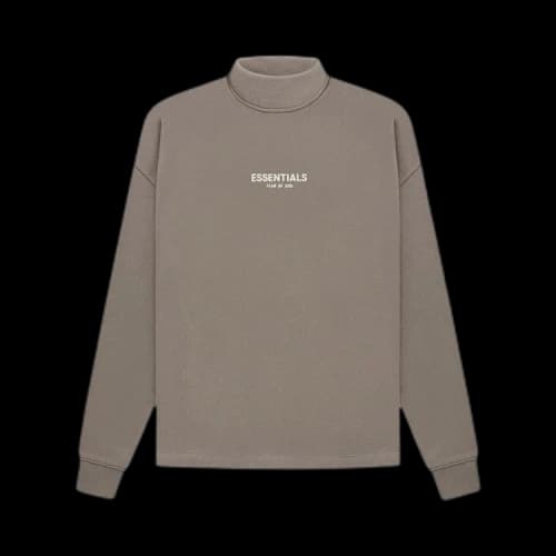 Fear of God Essentials Relaxed Mockneck 'Desert Taupe'