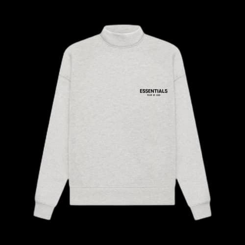 Fear of God Essentials Mockneck 'Light Oatmeal'