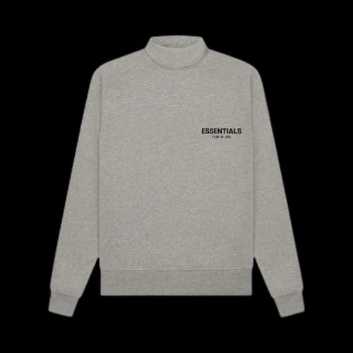 Fear of God Essentials Mockneck 'Dark Oatmeal'