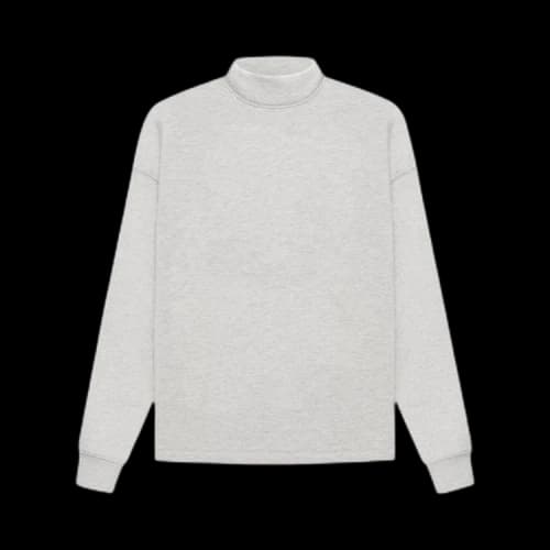 Fear of God Essentials Relaxed Mockneck 'Light Oatmeal'
