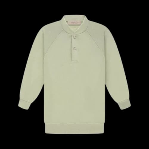 Fear of God Essentials 3/4 Sleeve Henley 'Seafoam'