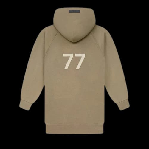Fear of God Essentials 3/4 Sleeve Hoodie 'Oak'