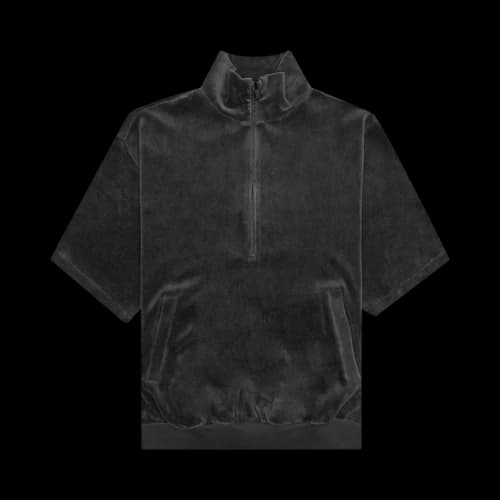 Fear of God Essentials Velour Mockneck 'Iron'