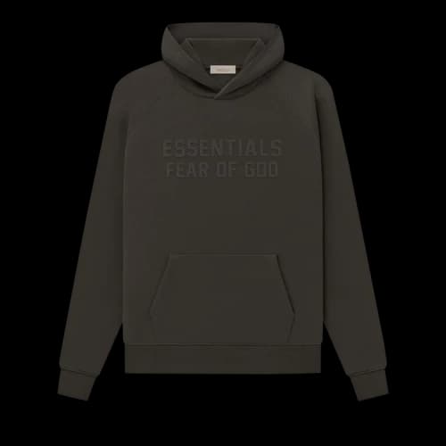 Fear of God Essentials Hoodie 'Off Black'