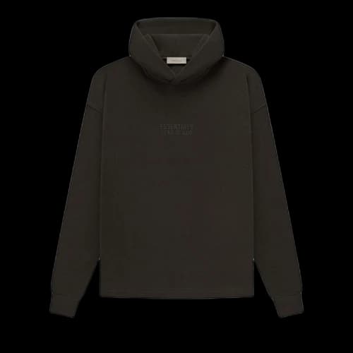 Fear of God Essentials Relaxed Hoodie 'Off Black'