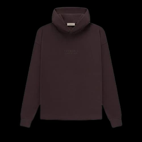 Fear of God Essentials Relaxed Hoodie 'Plum'
