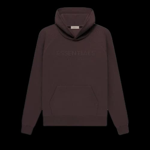Fear of God Essentials Waffle Raglan Hoodie 'Plum'