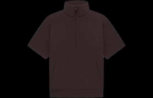 Fear of God Essentials Drop2 SS23 LS Halfzip 3/4 Sweatshirt 'Brown'