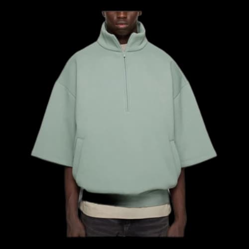 Fear of God Essentials SS23 3/4 Half-Zip Sweatshirt 'Sycamore'