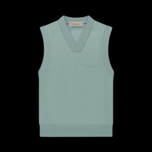 Fear of God Essentials Pullover V-Neck Vest 'Sycamore'