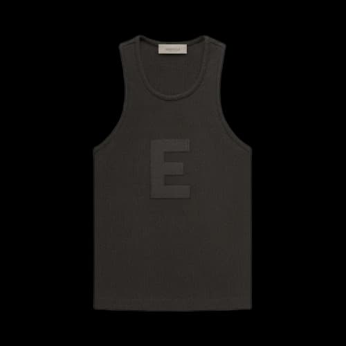 Fear of God Essentials Waffle Tank 'Off Black'