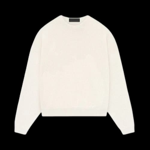 Fear of God Essentials Waffle Crewneck Sweater 'Shell'
