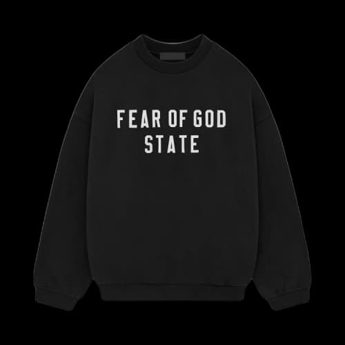 Fear of God Heavy Fleece Crewneck Black