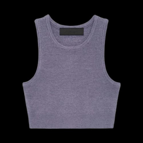 Fear of God Essentials Womens Waffle Sport Tank Lavender
