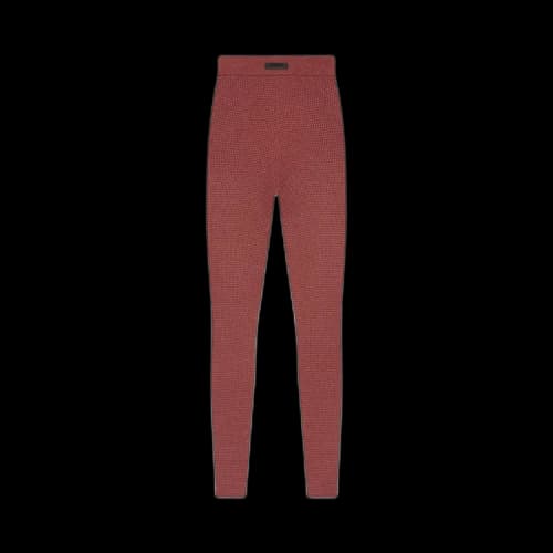 Fear of God Essentials Waffle Legging 'Crimson'