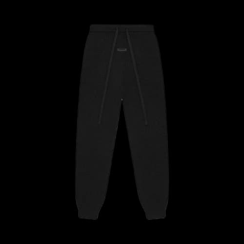 Fear of God Essentials Womens Waffle Fitted Sweatpant Black