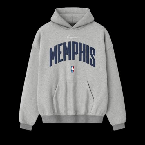 Fear of God Essentials NBA Memphis Grizzlies 90s Hoodie 'Concrete Heather'
