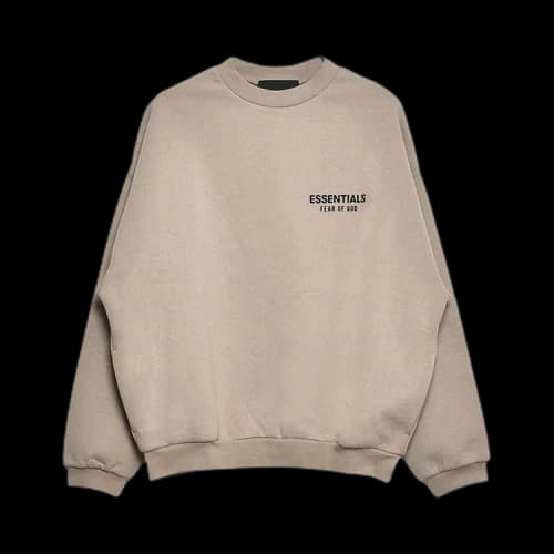 Fear of God Essentials Fleece Crewneck 'Desert Sand'