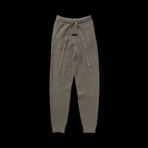 Fear of God Essentials Waffle Fitted Sweatpant 'Heather Grey'