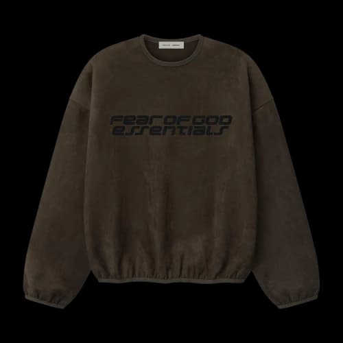 Fear of God Essentials Modern Crewneck Sweatshirt 'Brown'