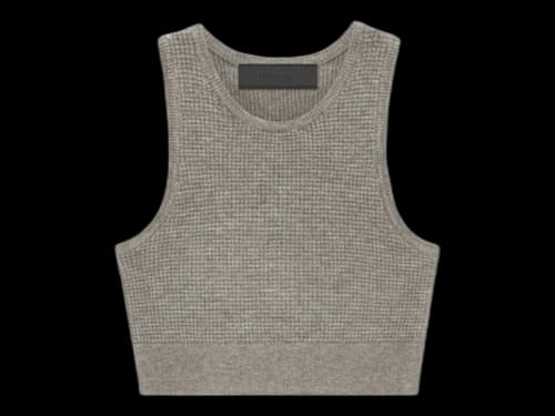 Fear of God Essentials Women's Waffle Sport Tank Heather Gray