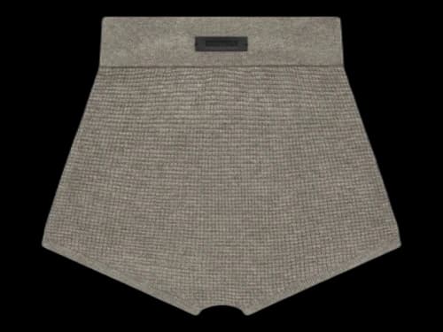 Fear of God Essentials Women's Waffle Boxer Heather Gray