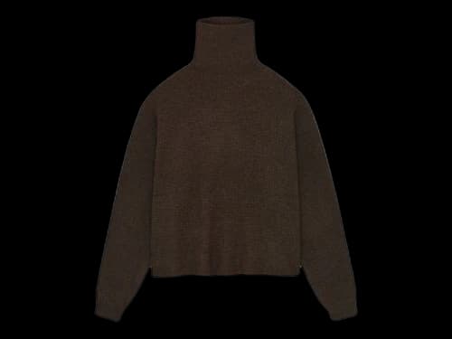 Fear of God Essentials Women's Waffle Turtleneck Brown