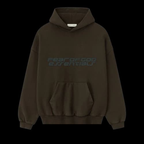 Fear of God Essentials Heavy Fleece 90s Hoodie 'Brown'