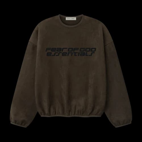 Fear of God Essentials Modern Crewneck Sweatshirt 'Brown'