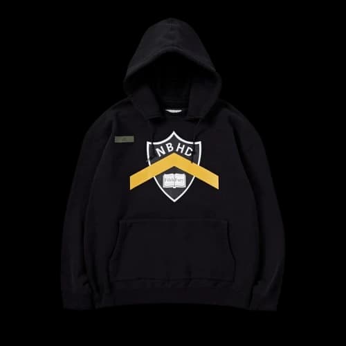 Neighborhood Crew Hooded Sweatshirt 'Black'