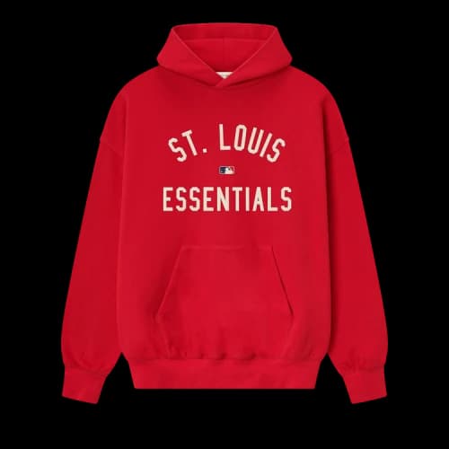 Fear of God Essentials Cardinals Sport Hoodie 'Red'
