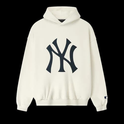 Fear of God Essentials Yankees Sport Hoodie 'Cream White'