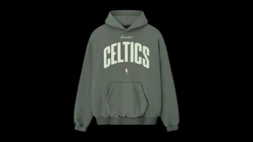 Fear of God Essentials Celtics 90s Hoodie Balsam Green