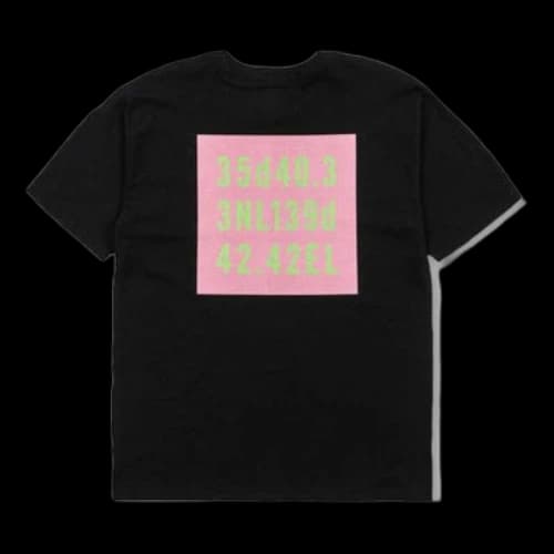 WTAPS GPS TEE SPOT Letters Short-Sleeve Unisex Black