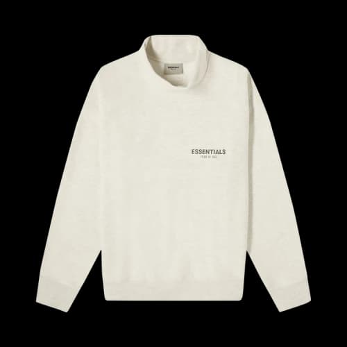 Fear of God Essentials Pullover Mockneck 'Oatmeal'