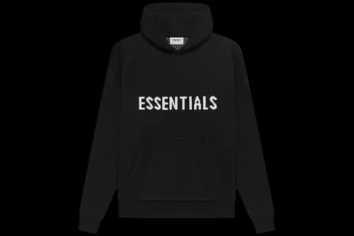 Fear of God Essentials Knit Hoodie 'Black'