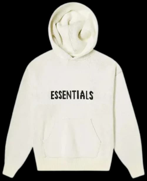 Fear of God Essentials Knit Hoodie 'Buttercream'