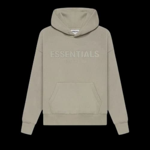 Fear of God Essentials Kids Pull-Over Hoodie 'Moss'
