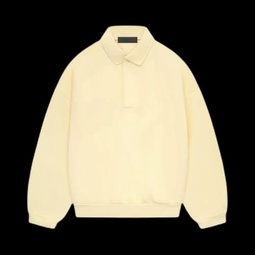 Fear of God Essentials Long-Sleeve Polo 'Garden Yellow'