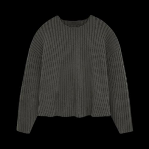 Fear of God Essentials Raw Neck Sweater 'Ink'