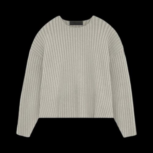 Fear of God Essentials Raw neck Sweater 'Seal'