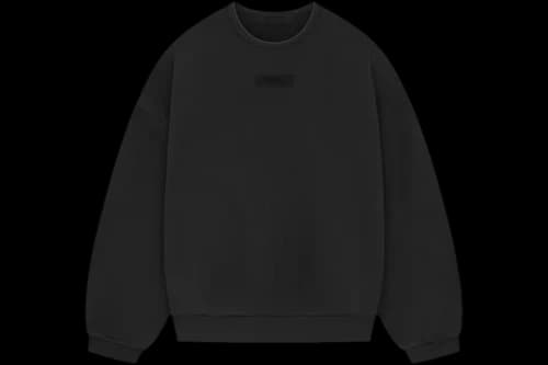 Fear of God Essentials Crewneck Sweatshirt 'Jet Black'
