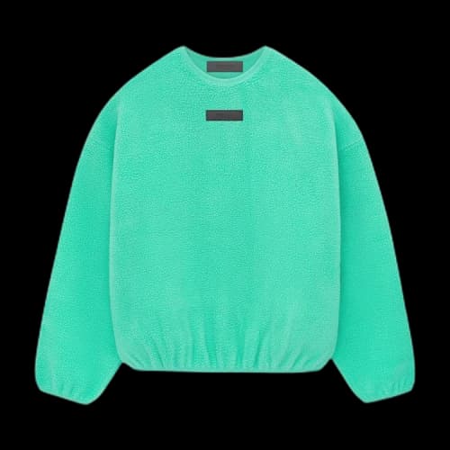 Fear of God Essentials Polar Fleece Crewneck 'Mint Leaf'