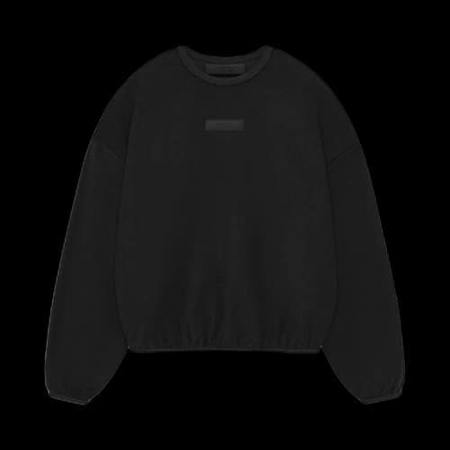 Fear of God Essentials Crewneck Sweater 'Jet Black'