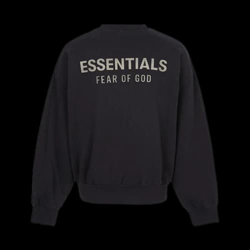 Fear of God Essential Fleece Sweatshirt Black