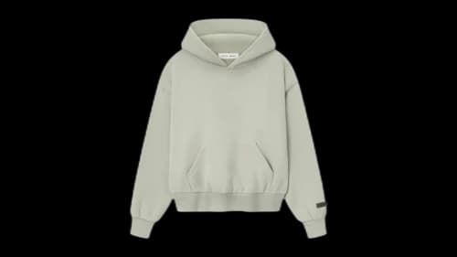 Fear of God Essentials Womens Classic Fleece Hoodie Abbey Stone