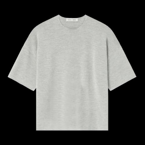 Fear of God Essentials Merino Short Sleeve Tee Concrete Heather