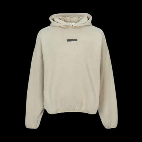 Fear of God Essential Fleece Hood Sweatshirt Beige