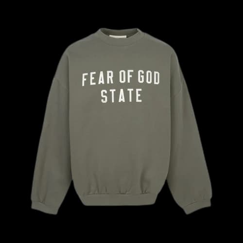 Fear of God Essential Fleece Sweatshirt Khaki