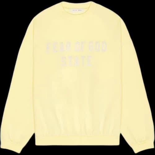 Fear of God Essentials 90s Crewneck Sweatshirt 'Garden Yellow'